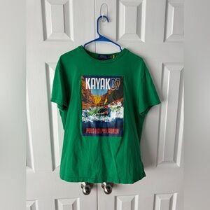 Polo Ralph Lauren Green Kayak67 Grand Canyon Graphic Tee Shirt M
